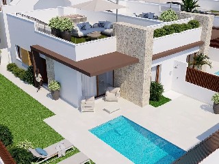 Pool-Villa Vistabella Dachterrasse 