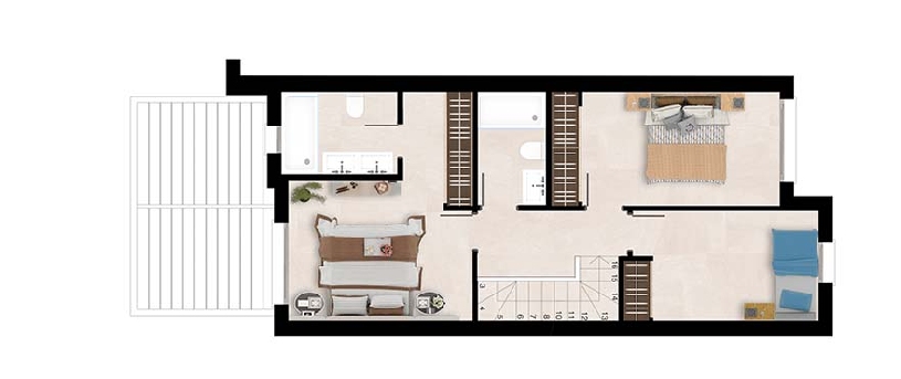 Spanien Estepona Golf Townhouses 3 SZ Neubau - 11